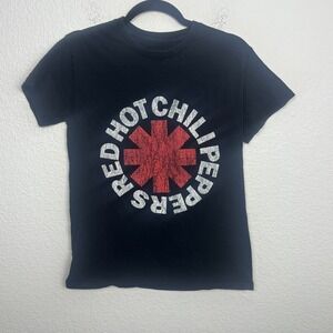 Red Hot Chili Peppers‎ Classic Small T Shirt Mens Black Graphic Print Concert